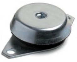 Bell-shaped anti-vibration mount with tear-proof buffer Hardness 55 SH A