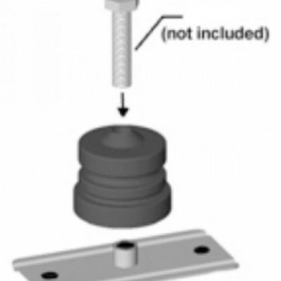 Anti-vibration mount for light-duty machines and appliances