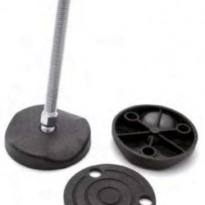 Ø 80 Base nylon complete articulated foot—AISI 303 Stainless Steel stud