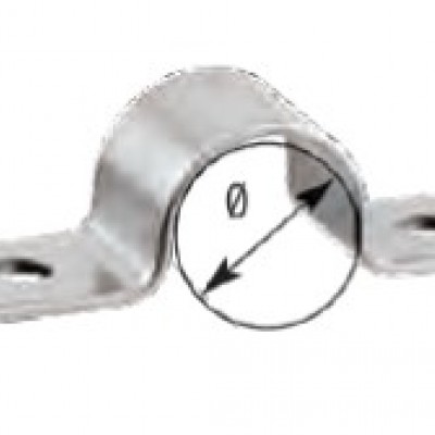 Fastening brackets type 4 for 1 pipe